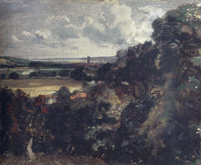 John Constable Dedham from near Gun Hill,Langham china oil painting image